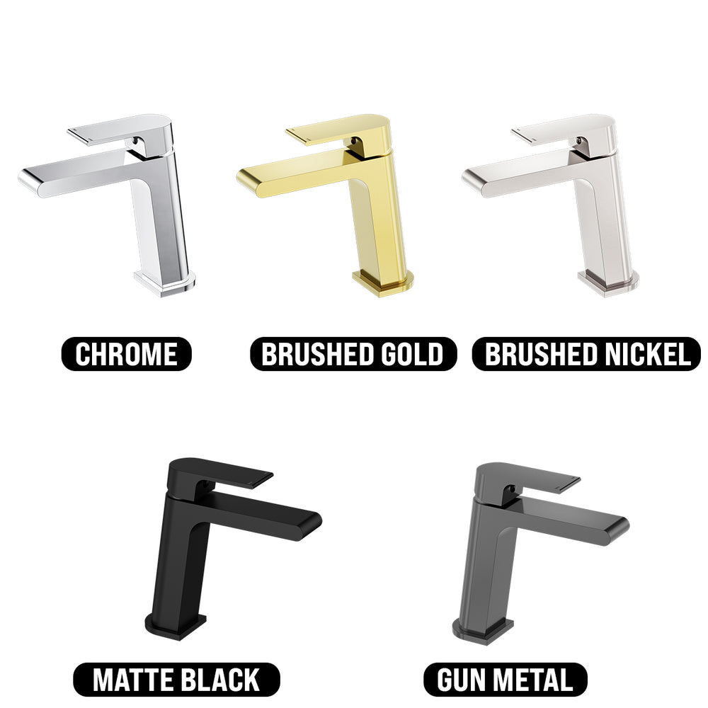 NERO BIANCA BASIN MIXER 169MM BRUSHED GOLD