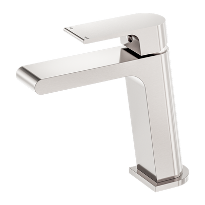 NERO BIANCA BASIN MIXER 169MM BRUSHED NICKEL