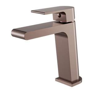 NERO BIANCA BASIN MIXER 169MM BRUSHED BRONZE