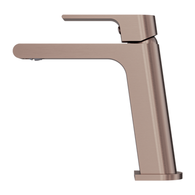 NERO BIANCA BASIN MIXER 169MM BRUSHED BRONZE