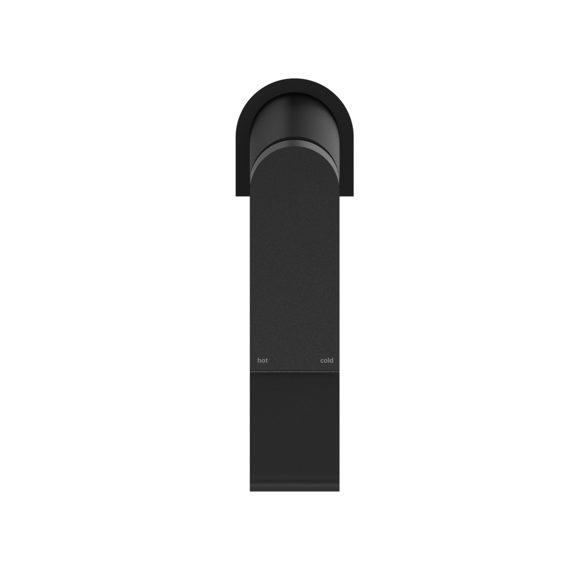 NERO BIANCA BASIN MIXER 169MM MATTE BLACK