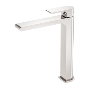 NERO BIANCA TALL BASIN MIXER 273MM BRUSHED NICKEL