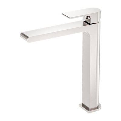 NERO BIANCA TALL BASIN MIXER 273MM BRUSHED NICKEL