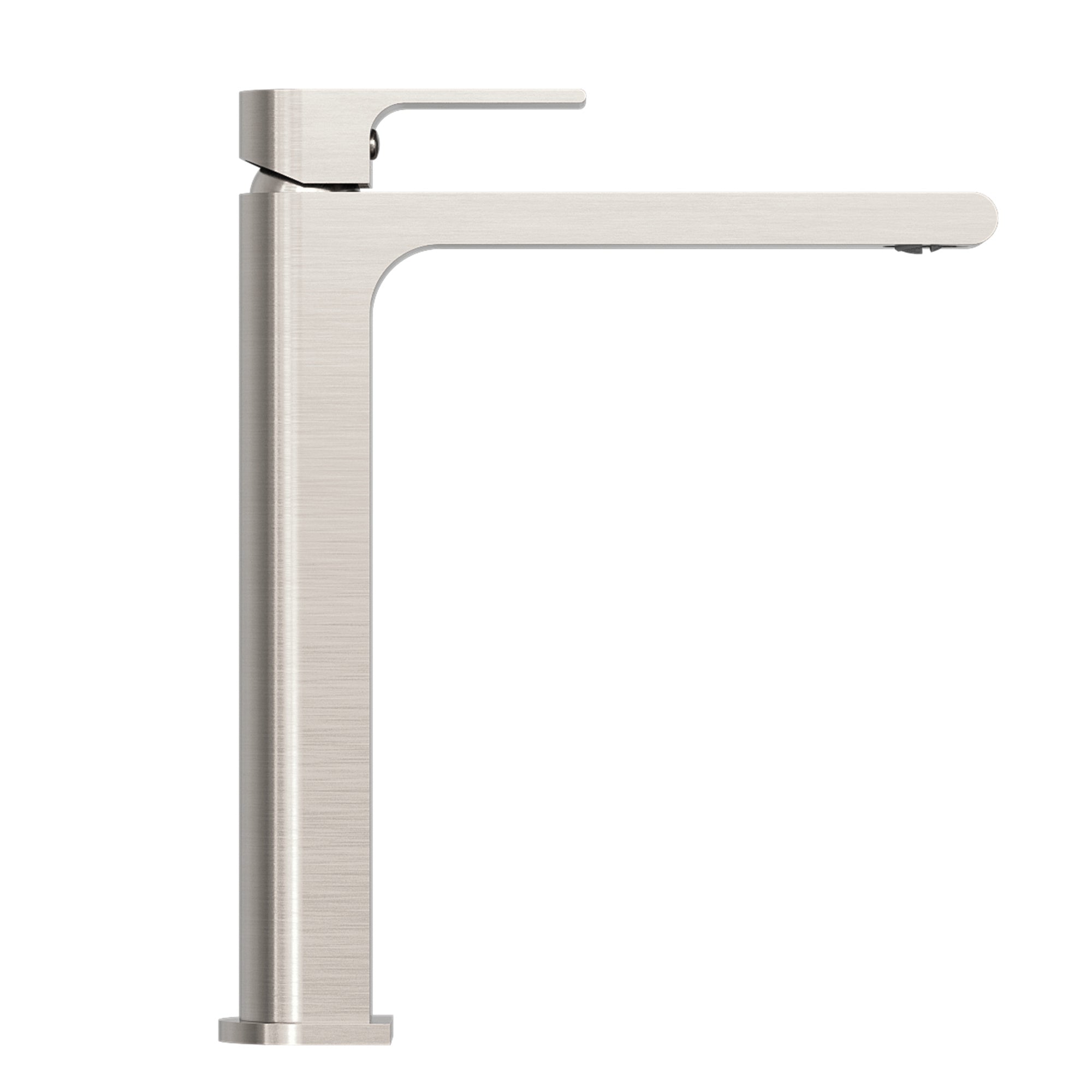 NERO BIANCA TALL BASIN MIXER 273MM BRUSHED NICKEL