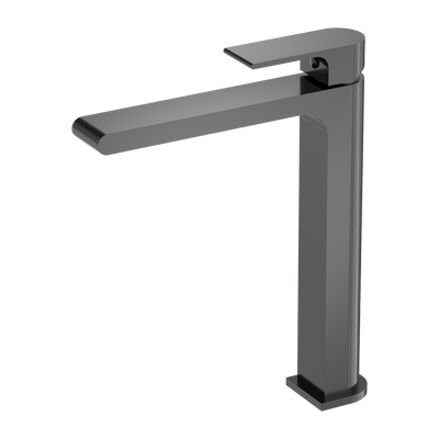 NERO BIANCA TALL BASIN MIXER 274MM GUN METAL