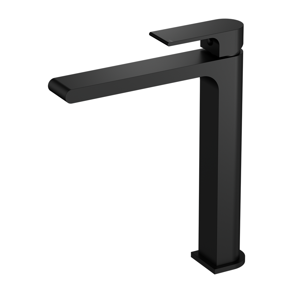 NERO BIANCA TALL BASIN MIXER 273MM MATTE BLACK