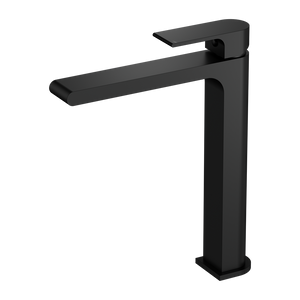 NERO BIANCA TALL BASIN MIXER 274MM MATTE BLACK