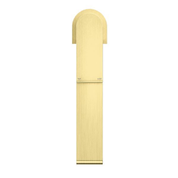 NERO BIANCA MID TALL BASIN MIXER 232MM BRUSHED GOLD
