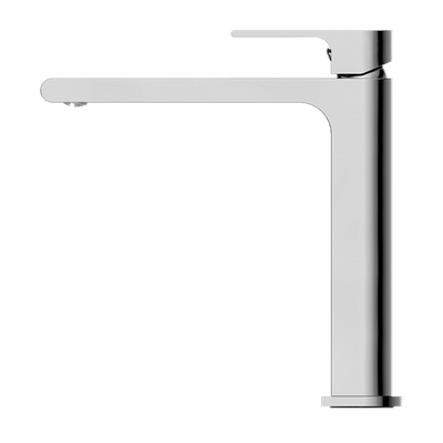 NERO BIANCA MID TALL BASIN MIXER 232MM CHROME