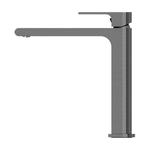 NERO BIANCA MID TALL BASIN MIXER 232MM GUN METAL