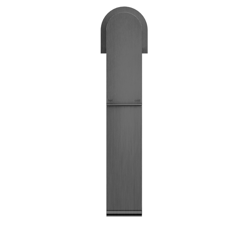 NERO BIANCA MID TALL BASIN MIXER 232MM GUN METAL