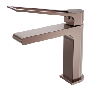 NERO BIANCA CARE BASIN MIXER 198MM BRUSHED BRONZE