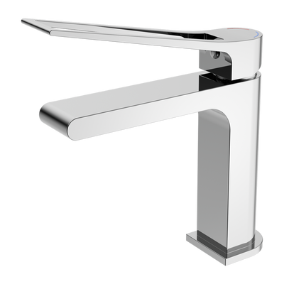 NERO BIANCA CARE BASIN MIXER 198MM CHROME