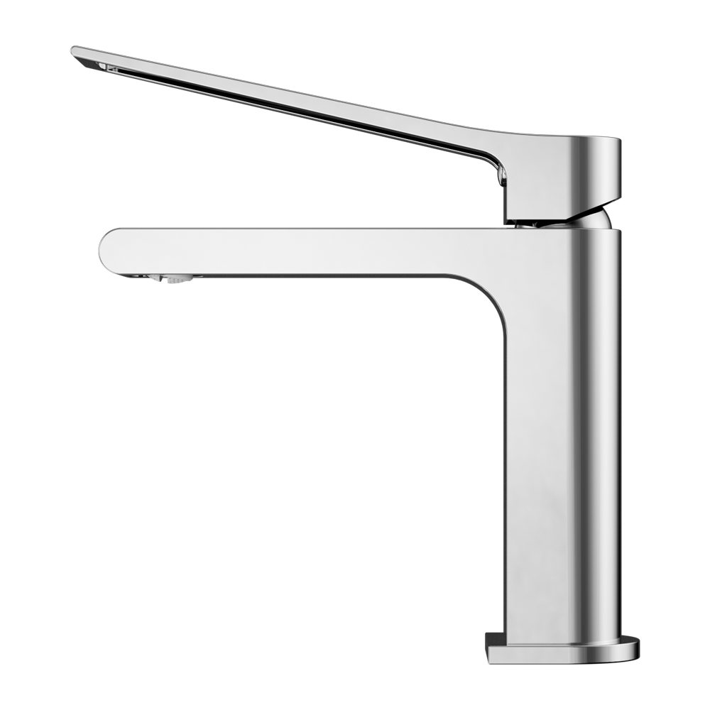 NERO BIANCA CARE BASIN MIXER 198MM CHROME