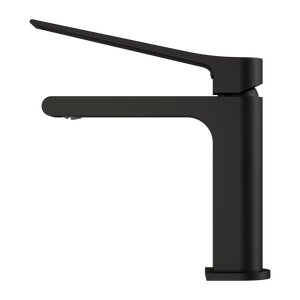 NERO BIANCA CARE BASIN MIXER 198MM MATTE BLACK