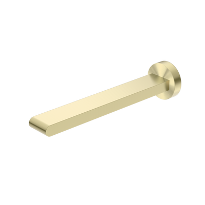 NERO BIANCA WALL BASIN/ BATH SPOUT 240MM BRUSHED GOLD