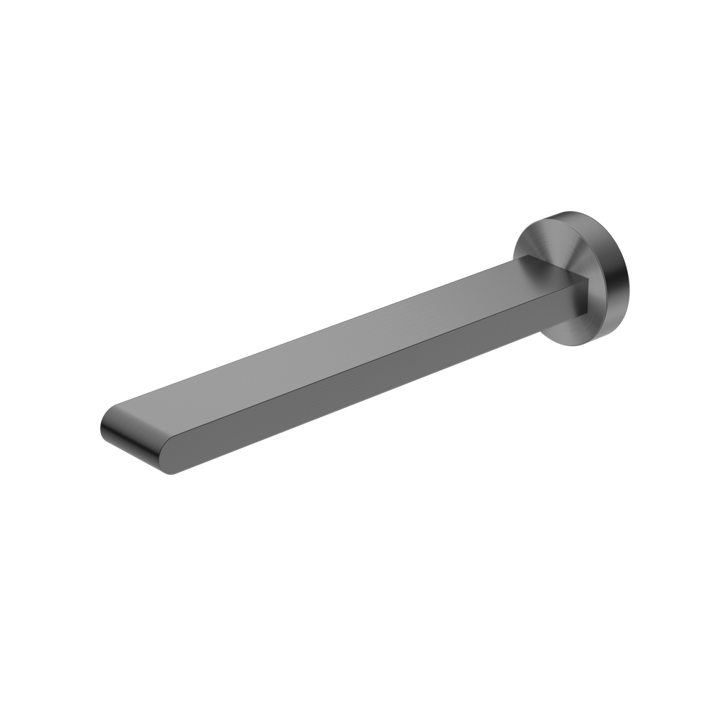 NERO BIANCA WALL BASIN/ BATH SPOUT 240MM GUN METAL