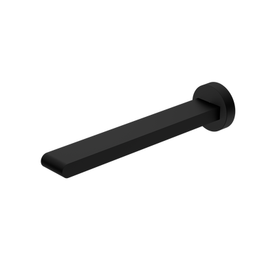 NERO BIANCA WALL BASIN/ BATH SPOUT 240MM MATTE BLACK