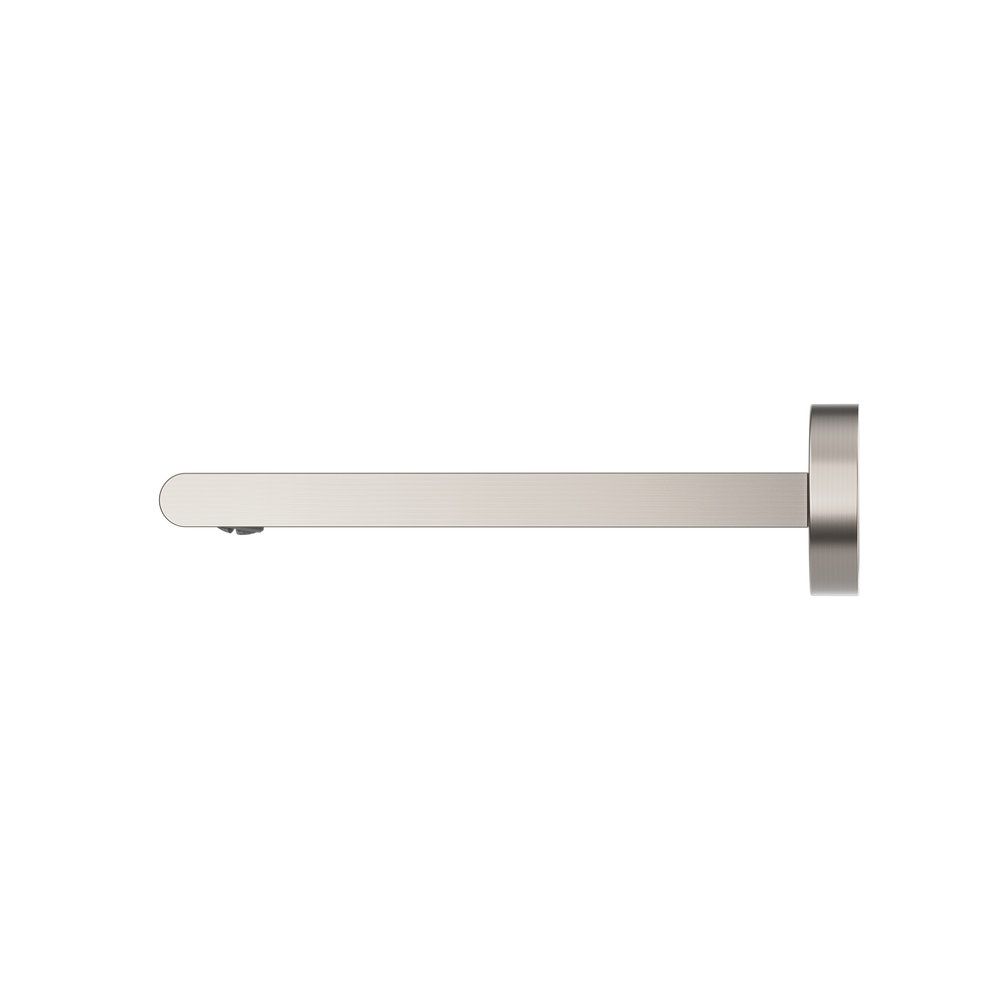 NERO BIANCA WALL BASIN/ BATH SPOUT 197MM BRUSHED NICKEL
