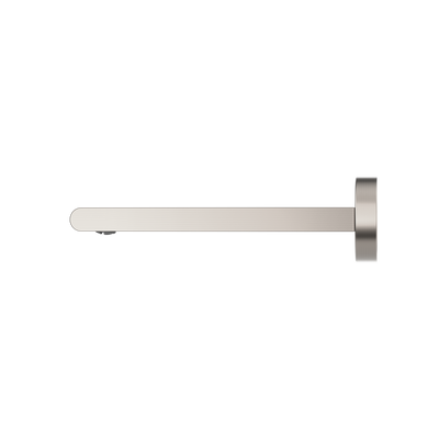 NERO BIANCA WALL BASIN/ BATH SPOUT 197MM BRUSHED NICKEL
