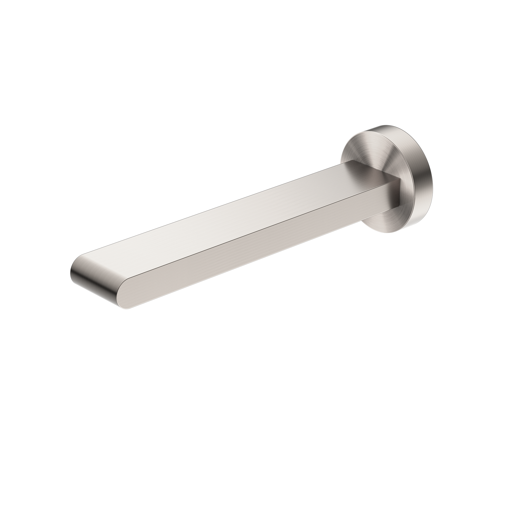 NERO BIANCA WALL BASIN/ BATH SPOUT 197MM BRUSHED NICKEL