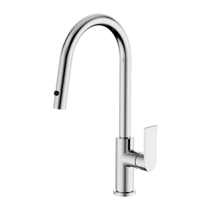 NERO BIANCA PULL OUT SINK MIXER WITH VEGIE SPRAY FUNCTION 451MM CHROME