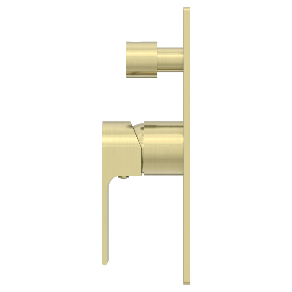 NERO BIANCA SHOWER MIXER DIVERTER BRUSHED GOLD