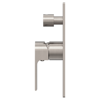 NERO BIANCA SHOWER MIXER DIVERTER BRUSHED NICKEL