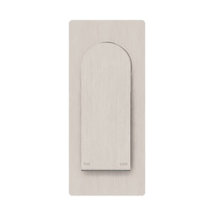 NERO BIANCA SHOWER MIXER 150MM BRUSHED NICKEL