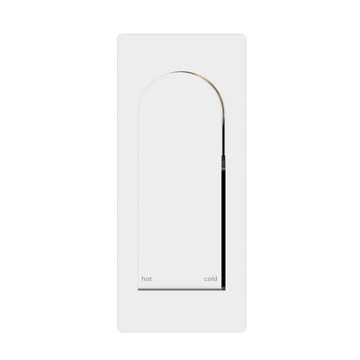 NERO BIANCA SHOWER MIXER 150MM CHROME