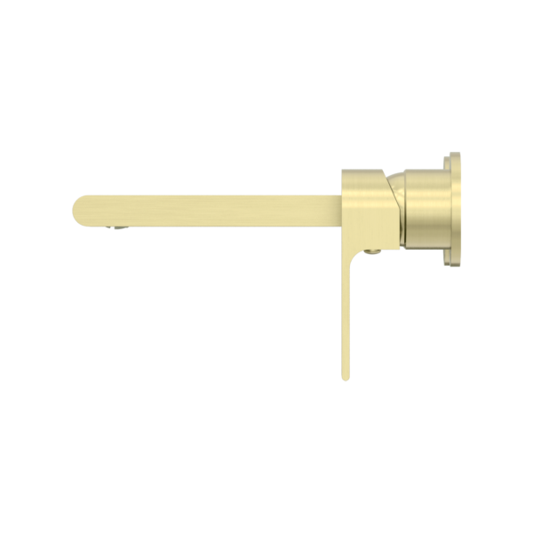 NERO BIANCA WALL BASIN/ BATH MIXER SEPARATE BACK PLATE BRUSHED GOLD (AVAILABLE IN 187MM AND 230MM)