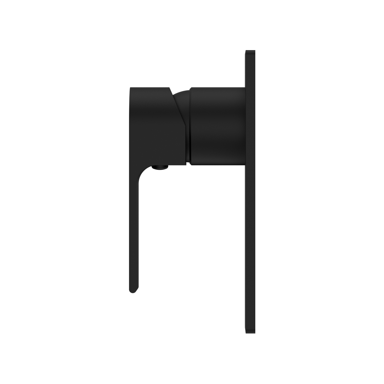 NERO BIANCA SHOWER MIXER 150MM MATTE BLACK