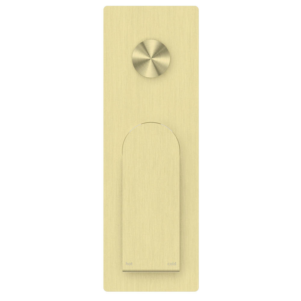 NERO BIANCA SHOWER MIXER DIVERTER BRUSHED GOLD