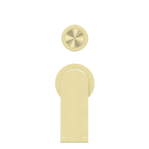NERO BIANCA SHOWER MIXER DIVERTER SEPARATE BACK PLATE BRUSHED GOLD