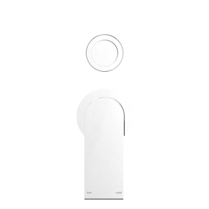 NERO BIANCA SHOWER MIXER DIVERTER SEPARATE BACK PLATE CHROME