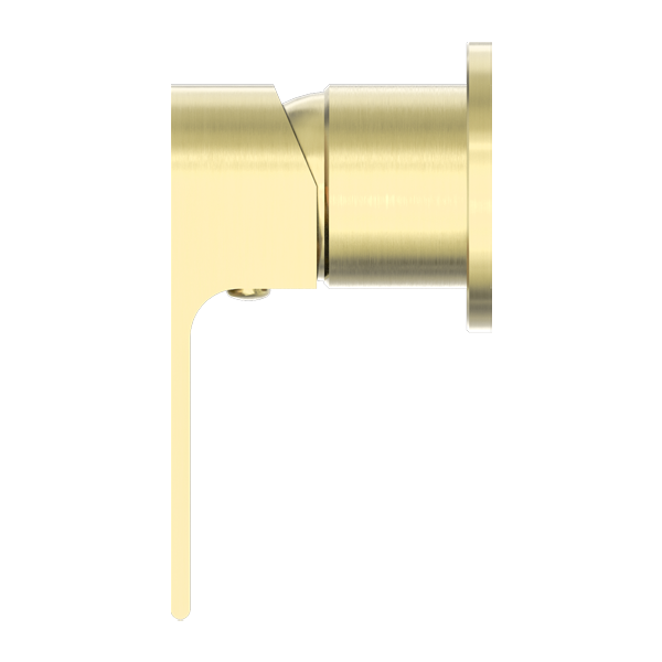 NERO BIANCA SHOWER MIXER PLATE 60MM BRUSHED GOLD