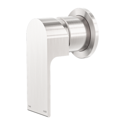 NERO BIANCA SHOWER MIXER PLATE BRUSHED NICKEL