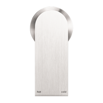 NERO BIANCA SHOWER MIXER PLATE BRUSHED NICKEL