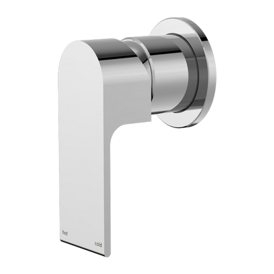 NERO BIANCA SHOWER MIXER PLATE CHROME