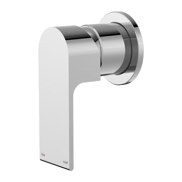 NERO BIANCA SHOWER MIXER PLATE CHROME