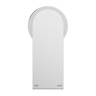 NERO BIANCA SHOWER MIXER PLATE CHROME