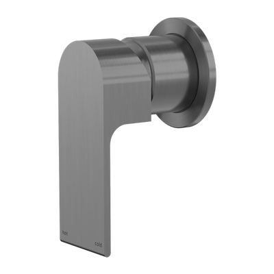 NERO BIANCA SHOWER MIXER PLATE GUN METAL