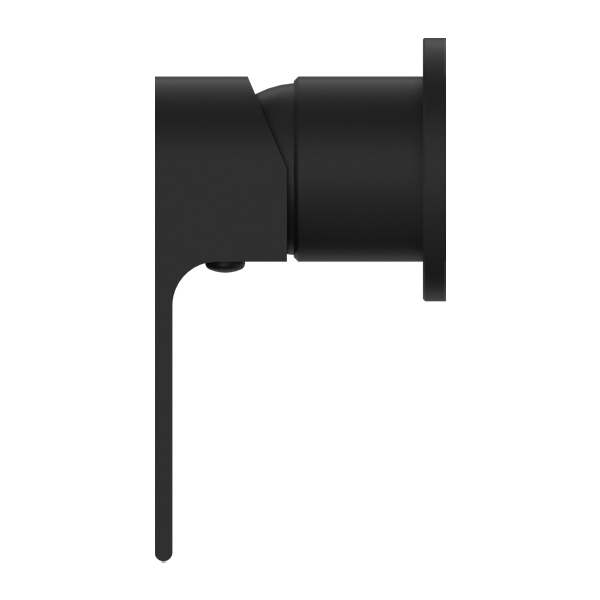 NERO BIANCA SHOWER MIXER PLATE 60MM MATTE BLACK