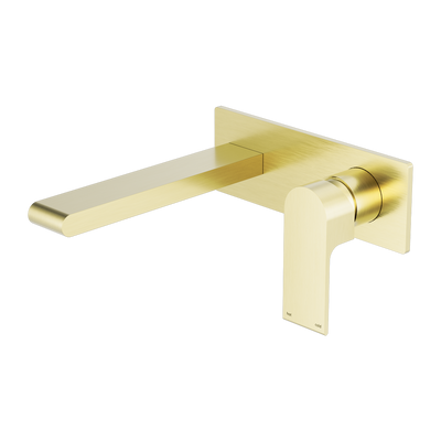 NERO BIANCA WALL BASIN/ BATH MIXER BRUSHED GOLD (AVAILABLE IN 187MM AND 230MM)