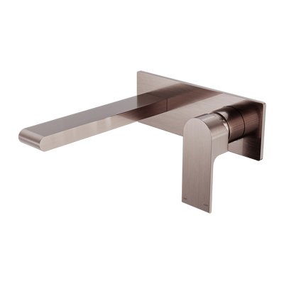 NERO BIANCA WALL BASIN/BATH MIXER BRUSHED BRONZE (AVAILABLE IN 187MM AND 230MM)
