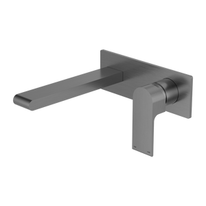 NERO BIANCA WALL BASIN/BATH MIXER GUN METAL (AVAILABLE IN 187MM AND 230MM)