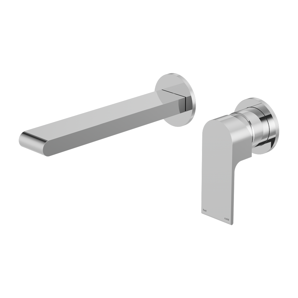 NERO BIANCA WALL BASIN/ BATH MIXER SEPARATE BACK PLATE CHROME (AVAILABLE IN 187MM AND 230MM)