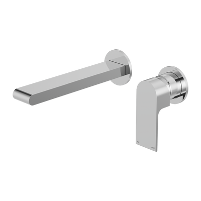 NERO BIANCA WALL BASIN/ BATH MIXER SEPARATE BACK PLATE CHROME (AVAILABLE IN 187MM AND 230MM)