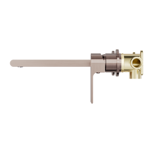 NERO BIANCA WALL BASIN/BATH MIXER WITH SEPARATE BACK PLATE BRUSHED BRONZE (AVAILABLE IN 187MM AND 230MM)