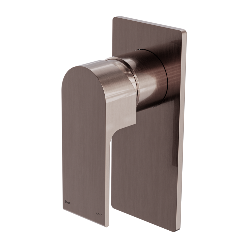 NERO BIANCA SHOWER MIXER 150MM BRUSHED BRONZE